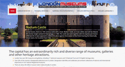 Desktop Screenshot of londonmuseums.org