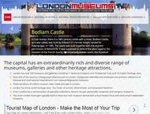 Tablet Screenshot of londonmuseums.org